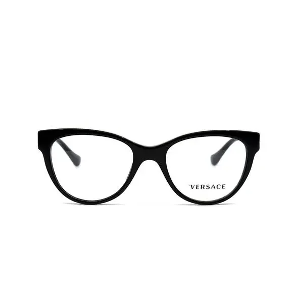 NEW VERSACE VE3304 GB1 BLACK EYEGLASSES FRAME - Picture 2 of 12